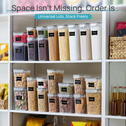 Airtight Food Storage Container Set with Lids for Pantry
