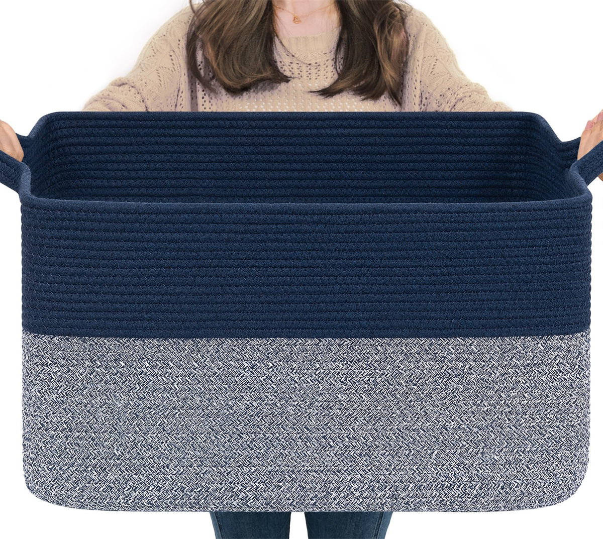 Collapsible Fabric Cube Storage Bins with Handles